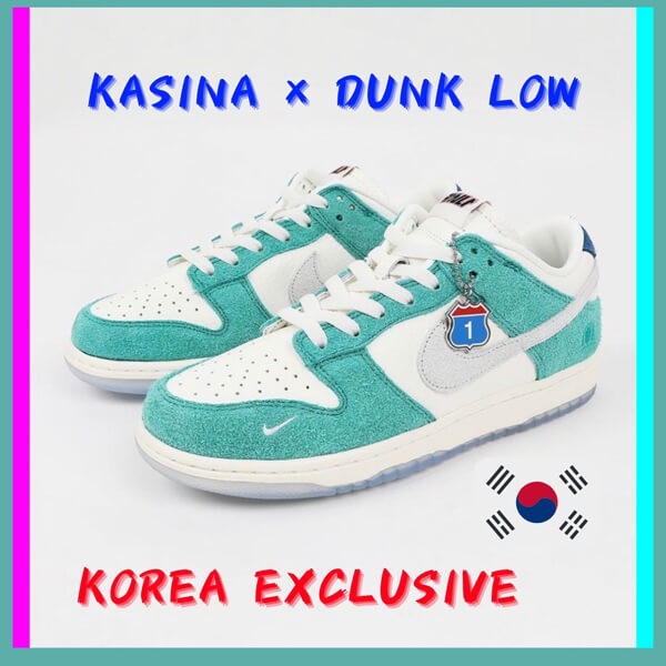 【韓国限定】Kasina × ナイキ 偽物 ダンク ロー『KOREA EXCLUSIVE』CZ6501-101