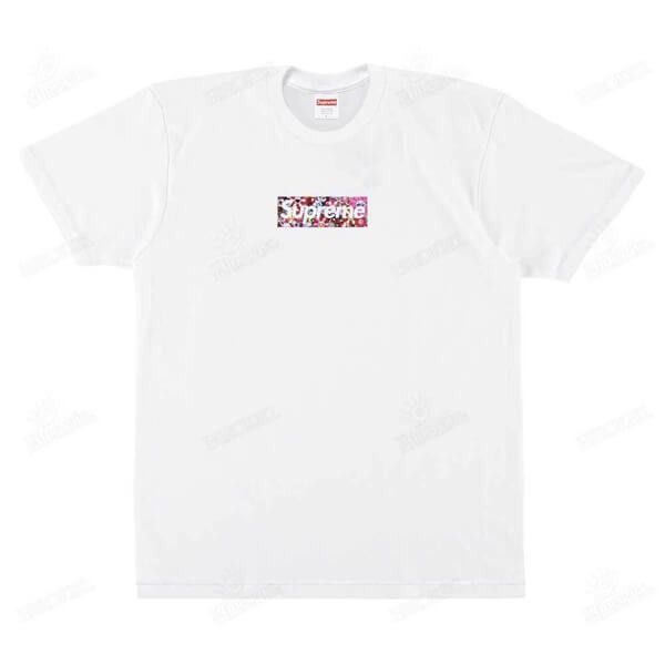 20SS /シュプリーム Tシャツ コピー Takashi Murakami COVID-19 Relief Box Logo Tee 21060974